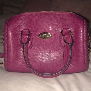 Hot Pink Coach Cross Body